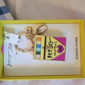 Betsey Johnson Colorful Crayon Box Keychain